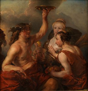 Cornelis Schut - Bacchus, Ceres and Venus - KMSsp229 - Statens Museum for Kunst