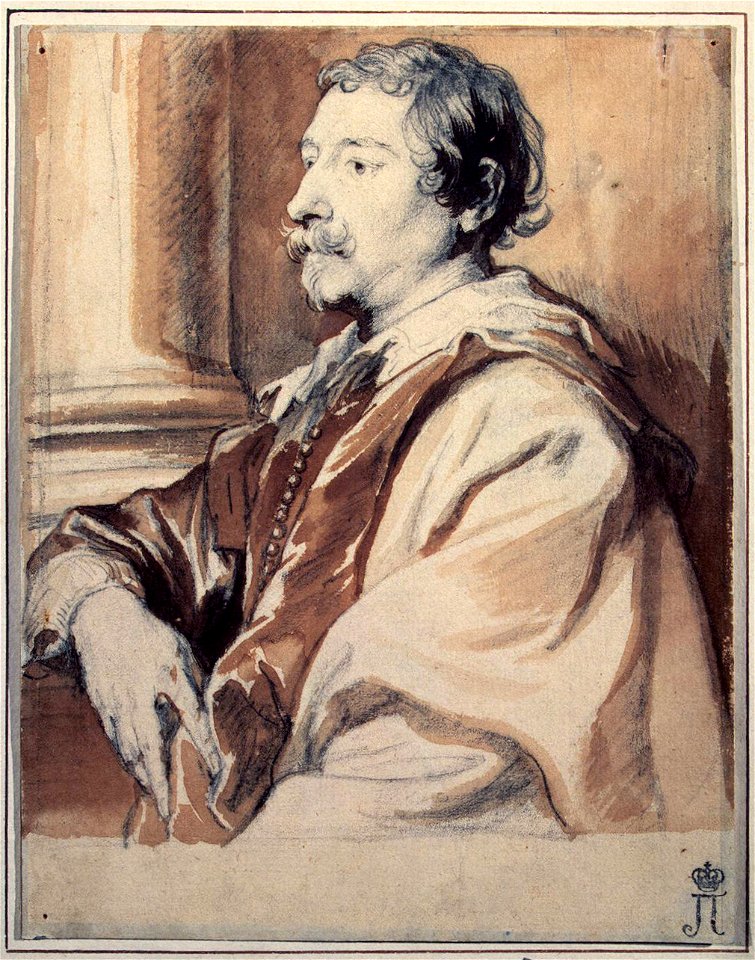 Cornelis Schut, by Anthony van Dyck cropped