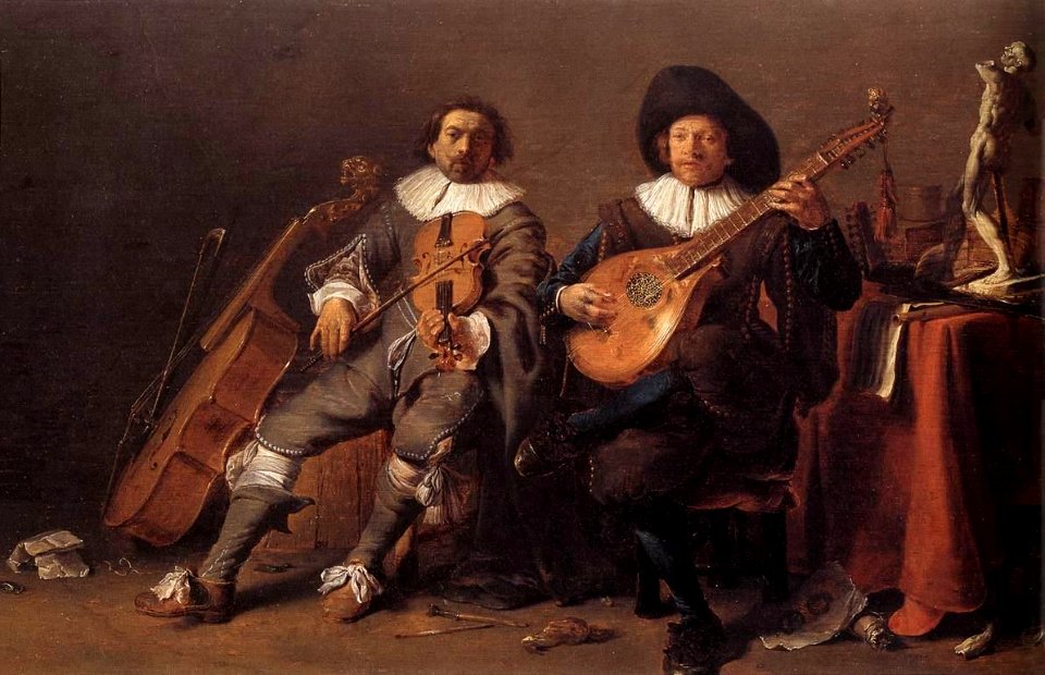 Cornelis Saftleven - The Duet - WGA20641