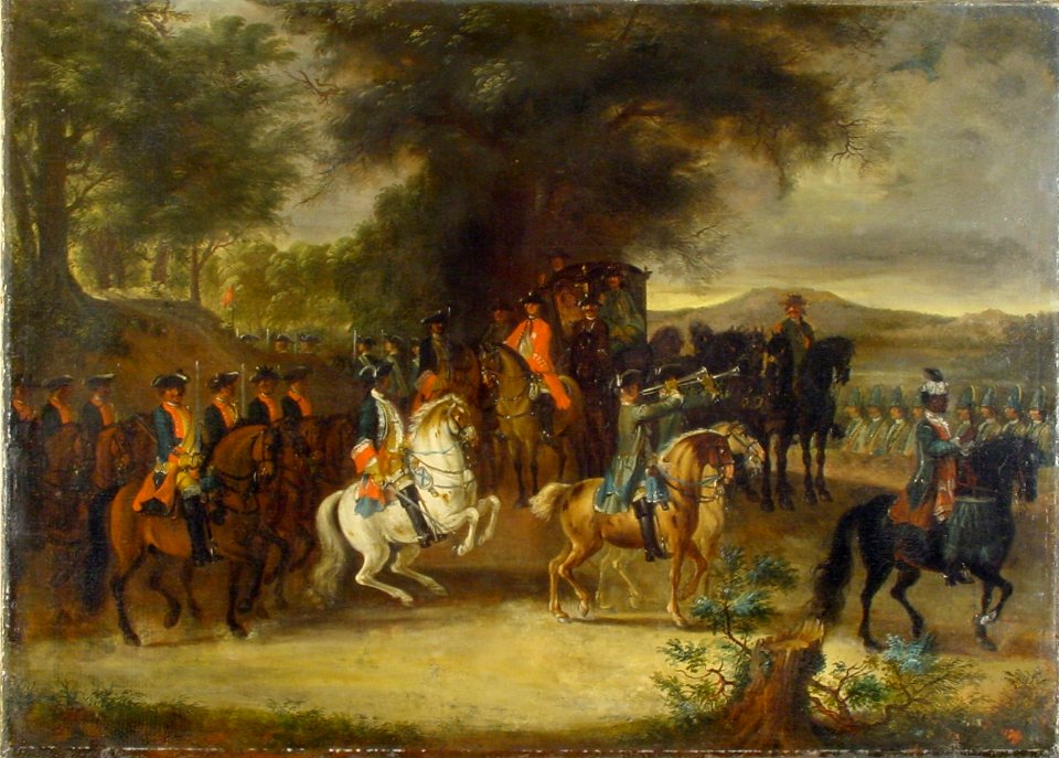 Cornelis Troost - Inspectie van een regiment - BR1384 - Rijksmuseum Twenthe