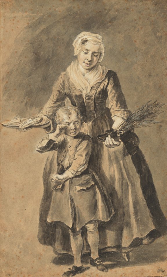 Cornelis Troost (Dutch - A Mother Showing Her Weeping Son His Shoe of Switches - Google Art Project