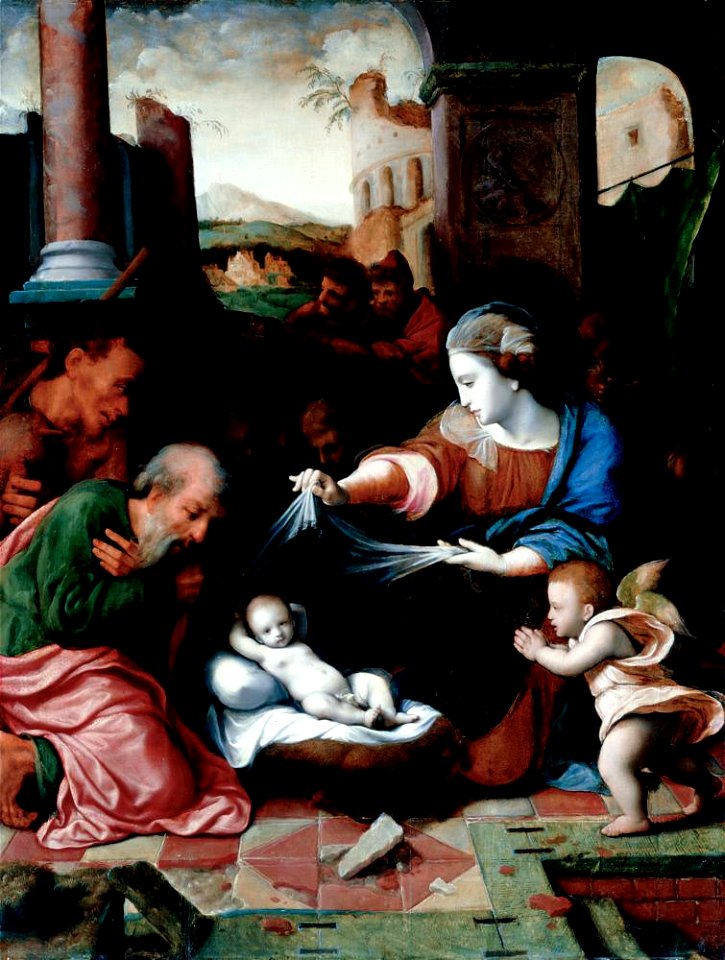 Cornelis van Cleve - Nativity