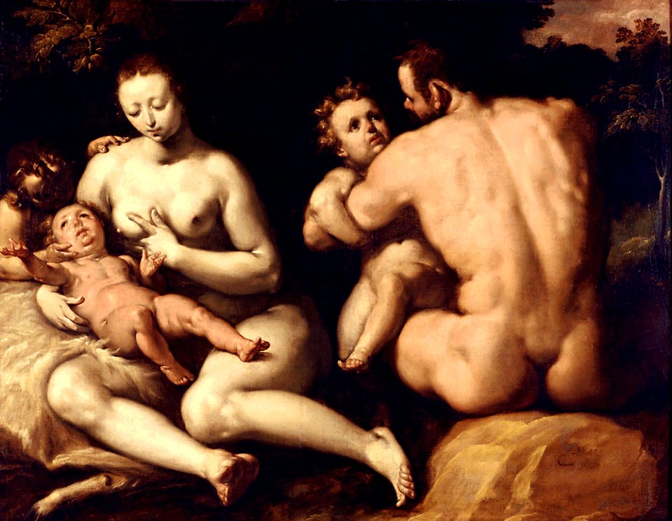 Cornelis van Haarlem - De eerste familie