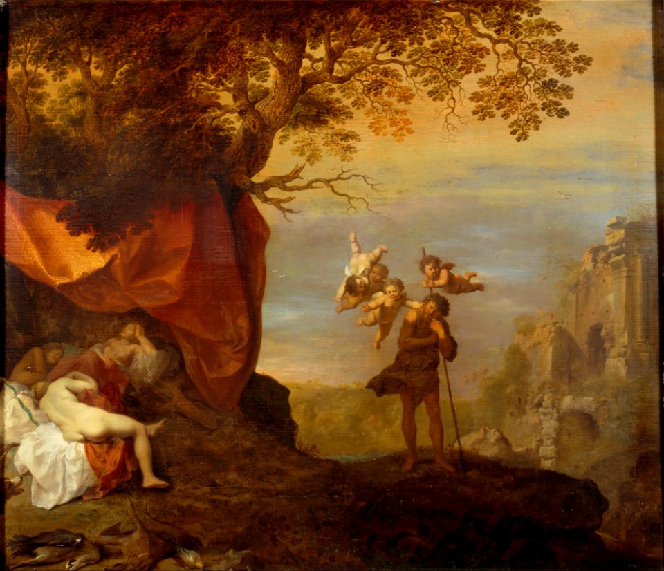 Cornelis van Poelenburch - Cimon and Iphigenia - Google Art Project