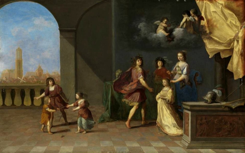 Cornelis van Poelenburch - Die Kinder von Friedrich V. von der Pfalz und Elisabeth Stuart - 2089 - Bavarian State Painting Collections