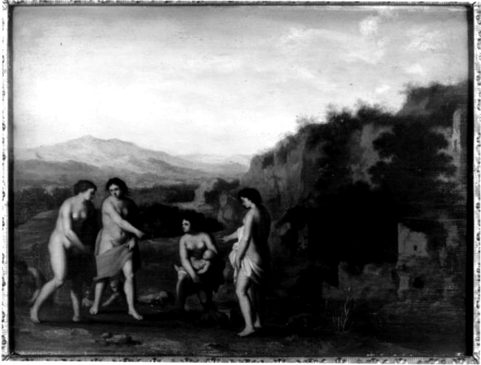 Cornelis van Poelenburch - Het vinden van Mozes - 389 - Fitzwilliam Museum