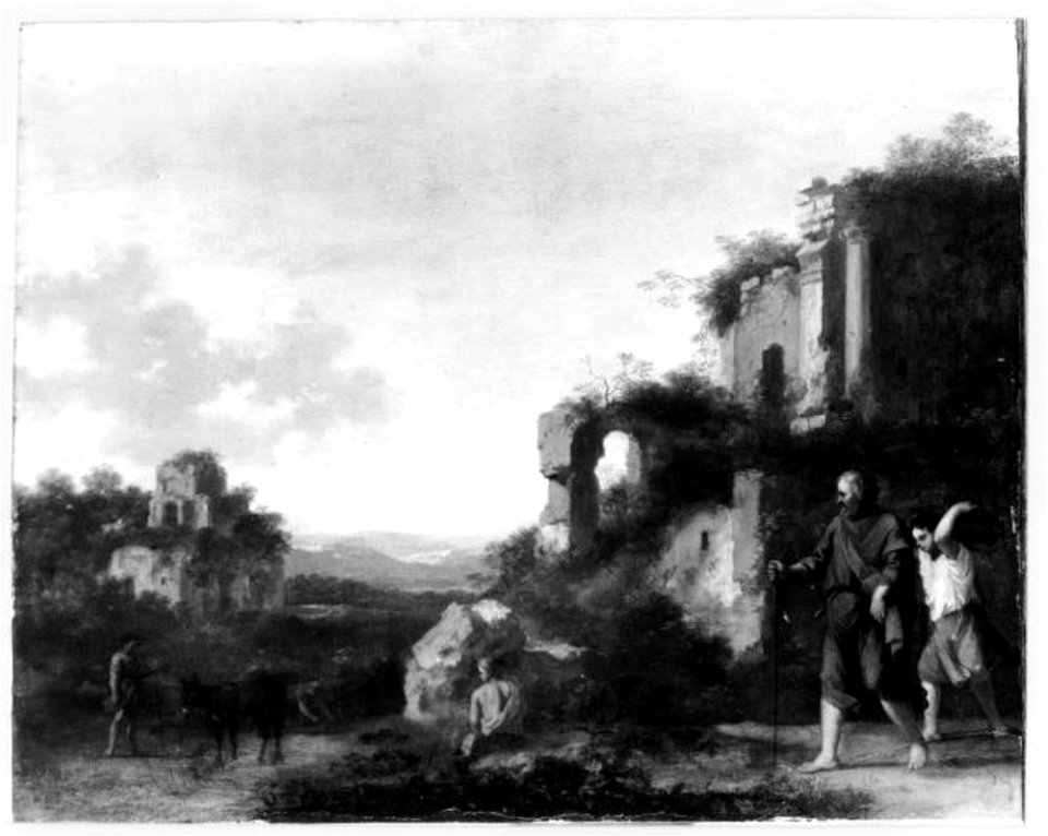 Cornelis van Poelenburch - Landschap met Abraham en Isaac - 388 - Fitzwilliam Museum