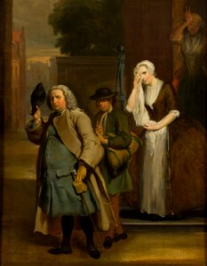 Cornelis Troost - De ontdekte schijndeugd, de geveinsde droefheid van Geertruy - 1608 - Rijksmuseum Twenthe
