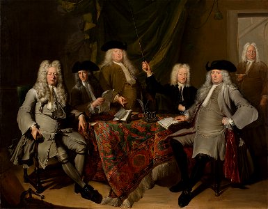 Cornelis Troost - De inspecteurs van het Collegium Medicum - SA 7411 - Amsterdam Museum