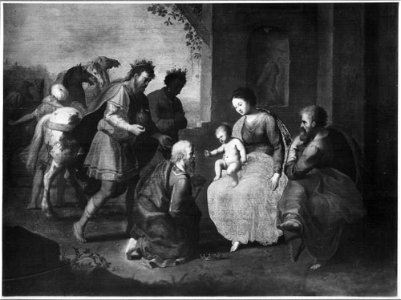 Cornelis van Poelenburch - De aanbidding van de koningen - GK 197 - Museumslandschaft Hessen Kassel