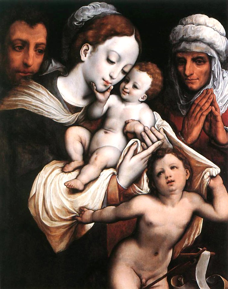 Cornelis van Cleve - Holy Family - WGA05032