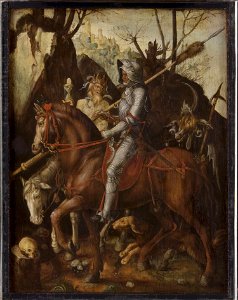 Cornelis van Dalem (Attributed to) - A Knight, Death, and the Devil