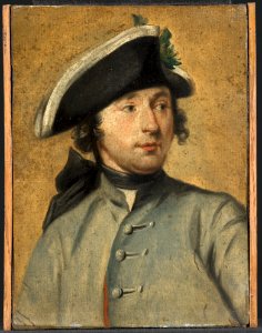 Cornelis Troost - Ludolf Bakhuysen II (1717-82). Schilder en militair, kleinzoon van de zeeschilder Ludolf Bakhuysen I - BR2070 - Rijksmuseum Twenthe