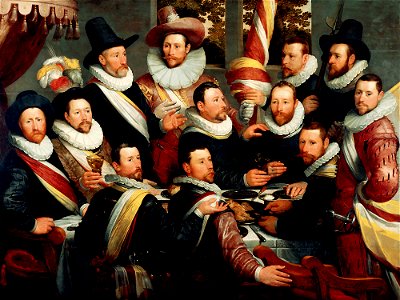 Cornelis van Haarlem - Banket van de officieren van de St. Jorisdoelen