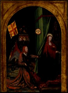 Cornelisz. van Oostsanen, Jacob - Annunciation - Google Art Project. Free illustration for personal and commercial use.