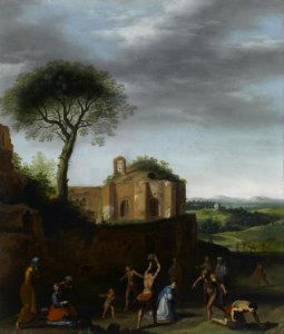 Cornelis van Poelenburgh - The Martyrdom of Saint Stephen - Google Art Project