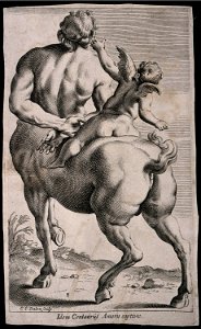 Cornelis van Dalen II - Tambien al centauro cautivó el amor