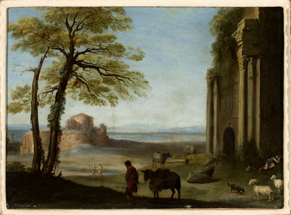 Cornelis van Poelenburch - Pastoral landscape - M.Ob.1815 MNW - National Museum in Warsaw