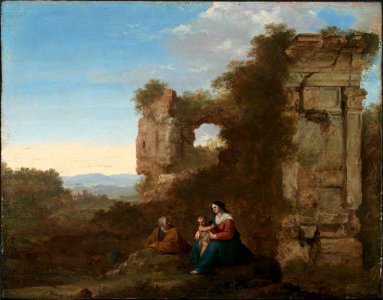 Cornelis van Poelenburch - Rest on the Flight into Egypt - 51.2776 - Museum of Fine Arts