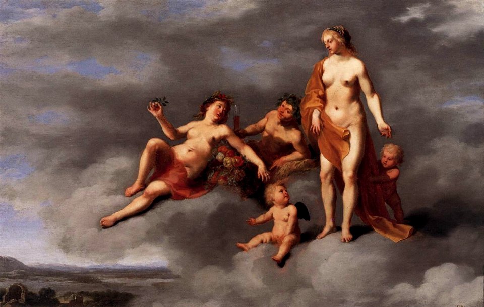 Cornelis van Poelenburch - Sine Cerere et Baccho friget Venus, 1630