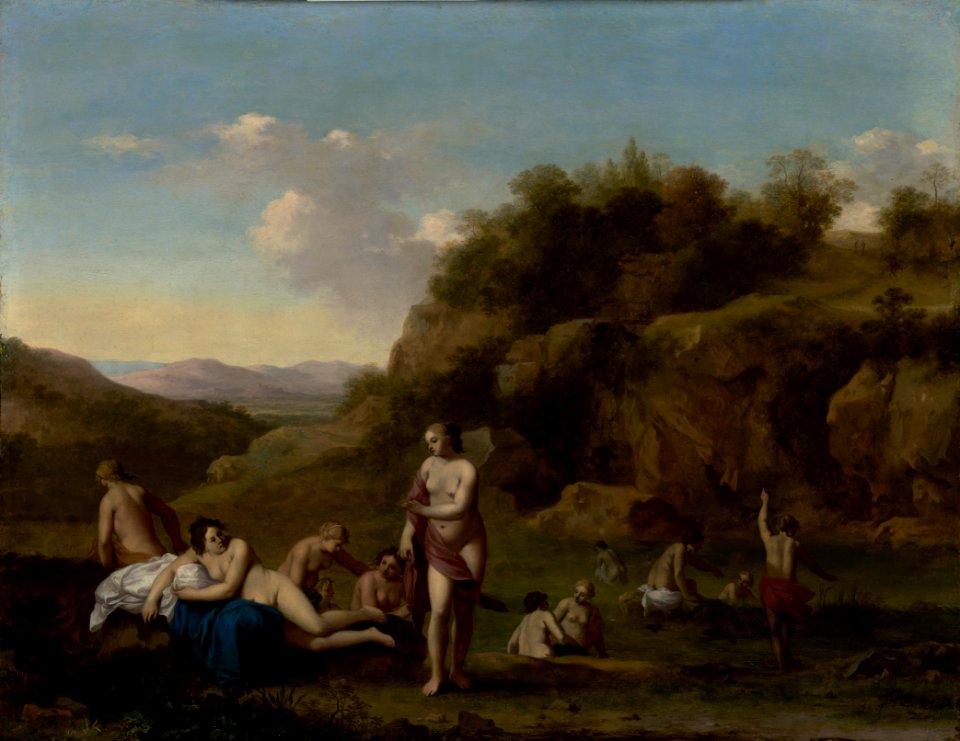 Cornelis van Poelenburgh - Landscape with Bathing Nudes - 70.PC.10 - J. Paul Getty Museum