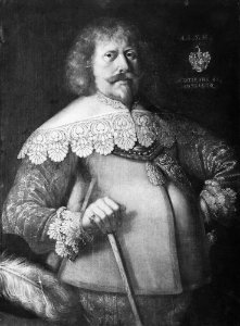 Cornelius Arendtz - Abraham Cronhjort (1598 or 1604-1666), colonel, married to 1. Dorotea Vellingk, 2. Elisabet - NMGrh 1735 - Nationalmuseum