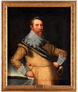 Cornelius Arendtz - Gustav II Adolf of Sweden 1625. Free illustration for personal and commercial use.