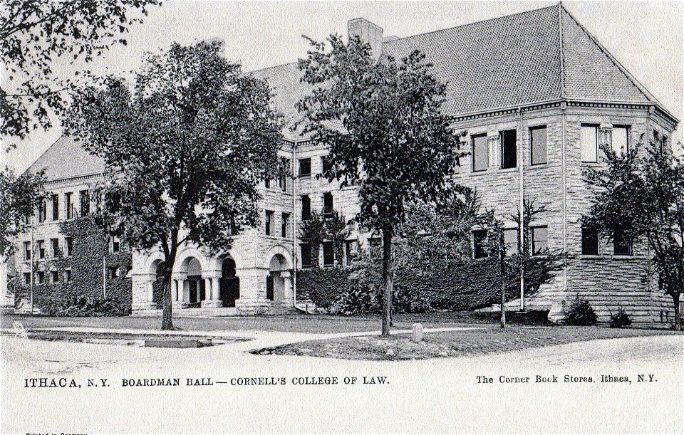 Cornell - Boardman Hall 1904