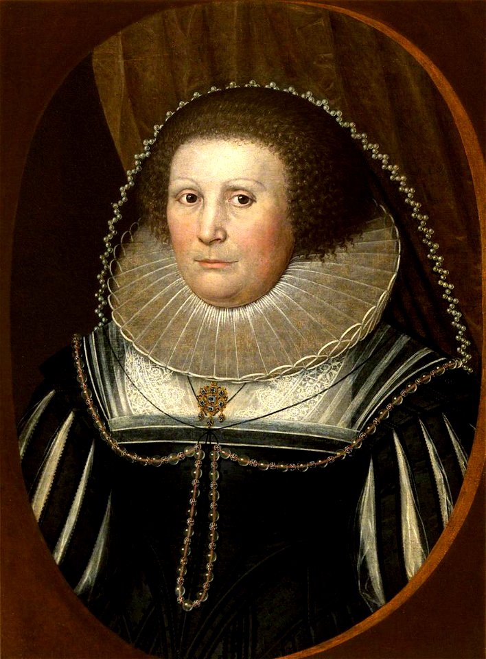 Cornelius Johnson (1593-1661) (style of) - Mary Altham (1578–1647), Mrs Ralph Hawtrey - 1257072 - National Trust