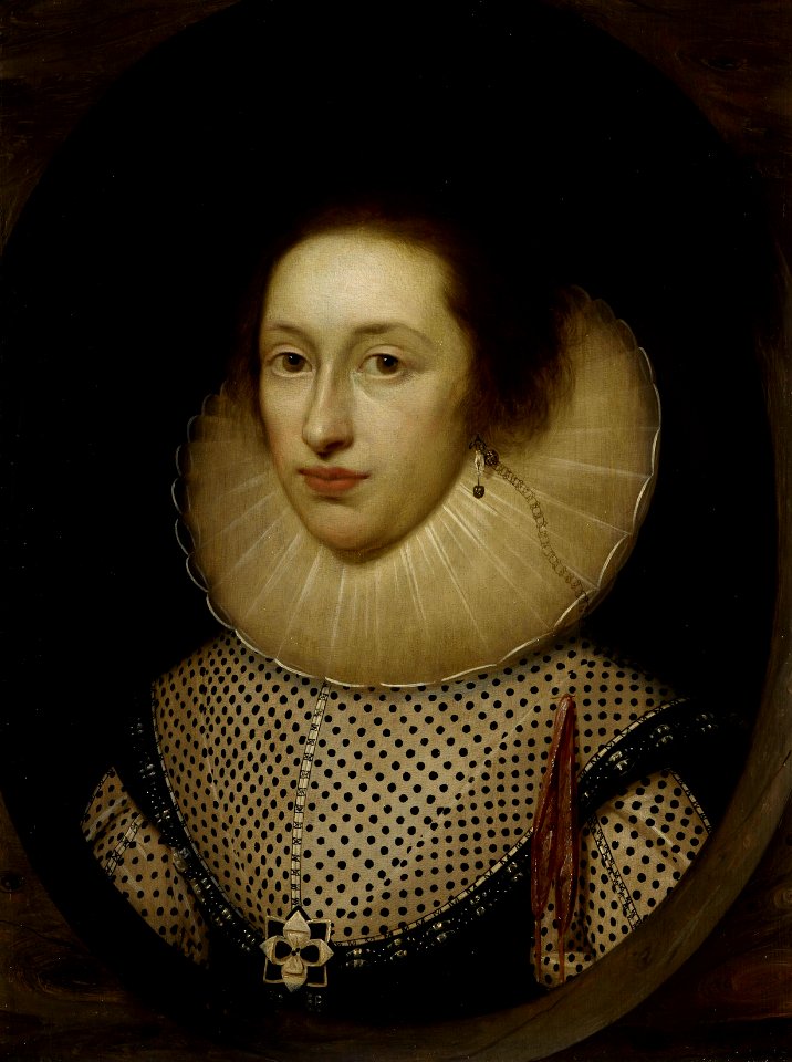 Cornelius Johnson (1593-1661) - Portrait of a Lady - RCIN 402978 - Royal Collection