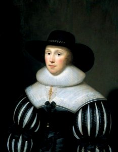 Cornelius Johnson (1593-1661) (attributed to) - Grace Bradbourne (d.1627), Wife of Sir Thomas Holte - 1981P13 - Birmingham Museums Trust