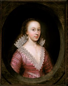 Cornelius Johnson - A lady, thought to be Catherine Fenn - Google Art Project