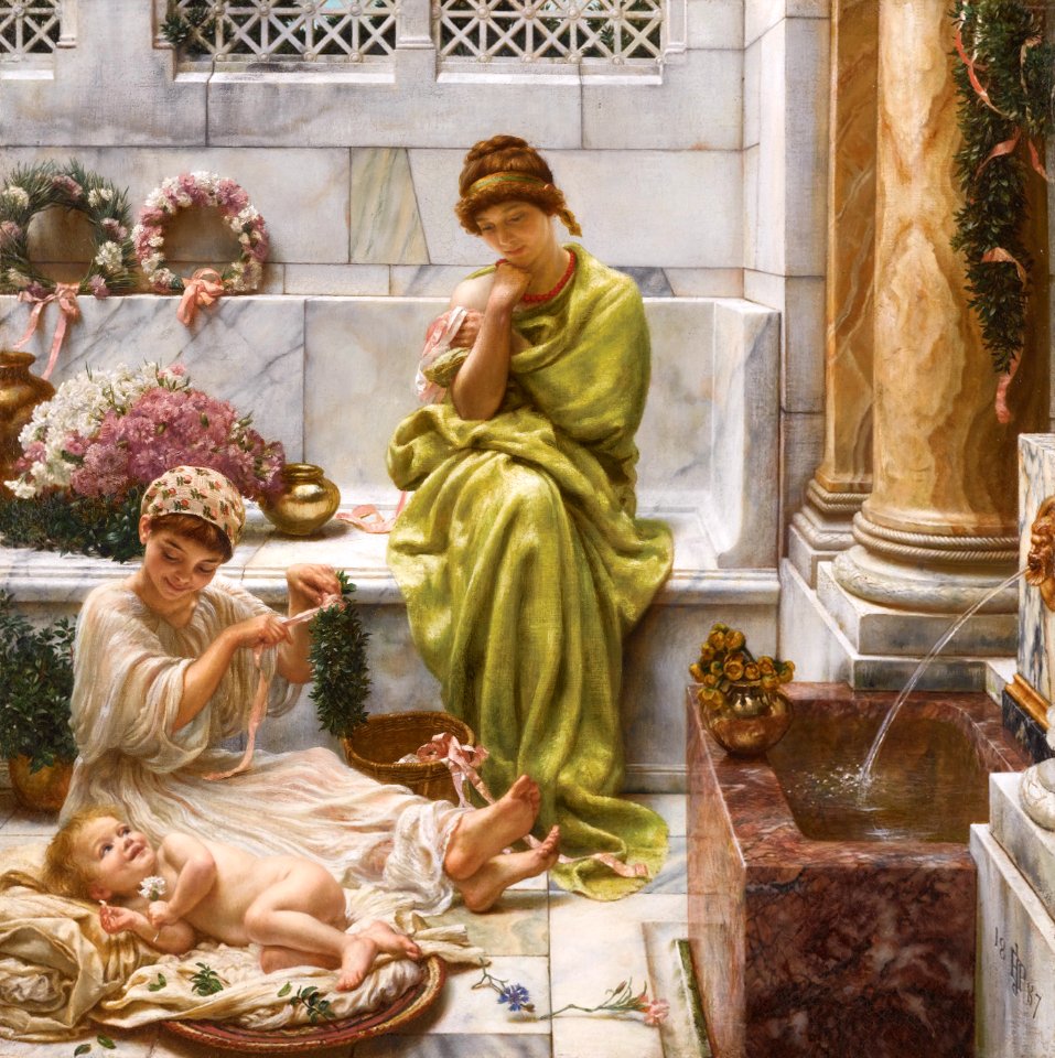 Corner of the marketplace, by Edward John Poynter