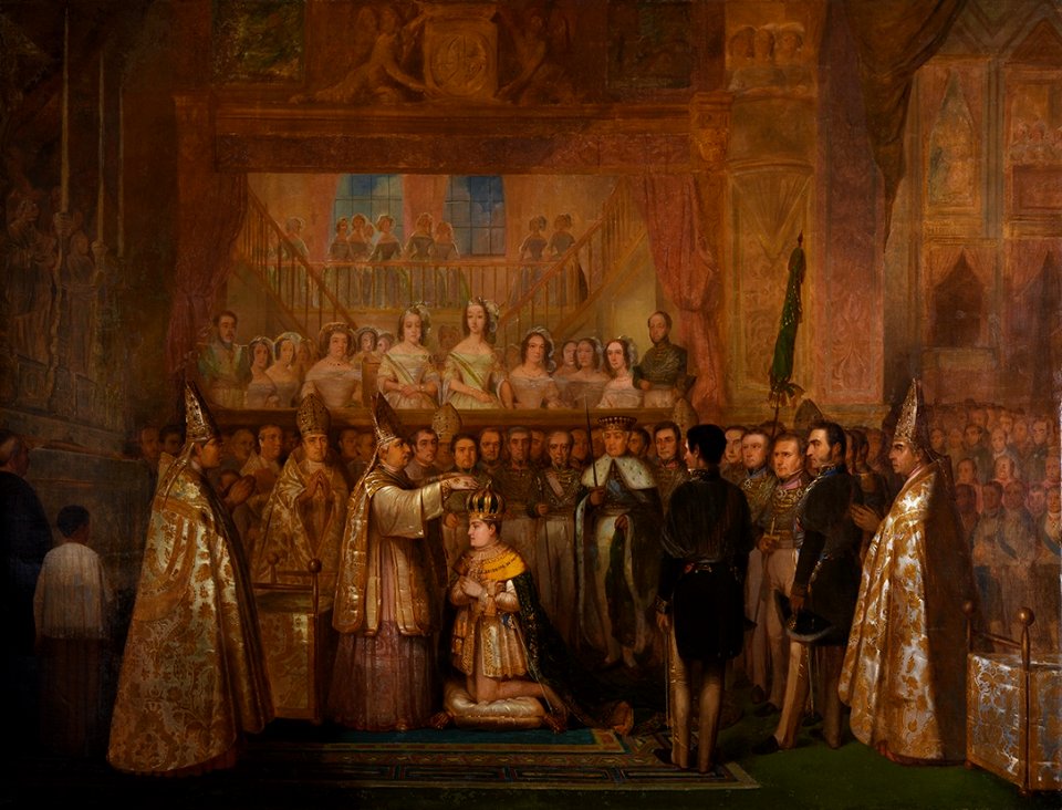 Coronation of dom pedro II