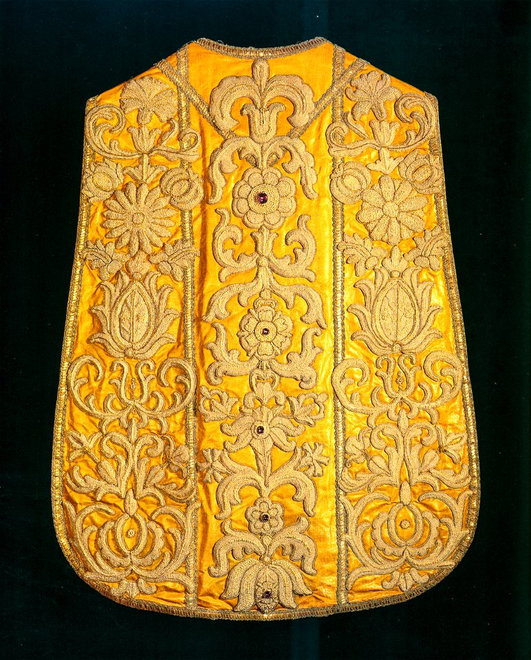 Coronation chasuble, Hungarian embroidery from the second half of the 17th century
