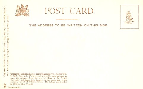 Cornell - White Gate verso