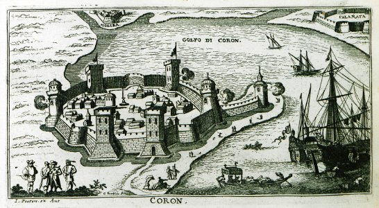 Coron - Peeters Jacob - 1690. Free illustration for personal and commercial use.