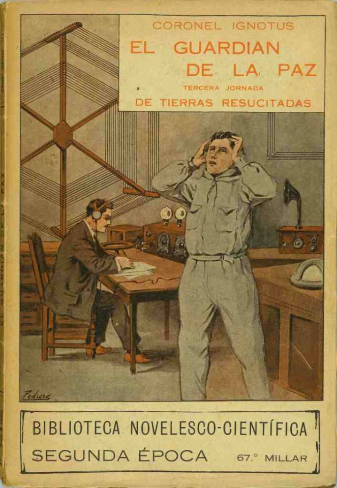 Coronel Ignotus, El Guardián de la Paz, cover by Mariano Pedrero