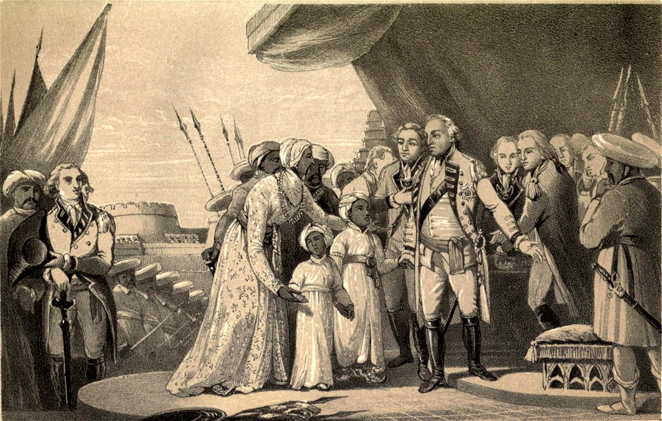 Cornwallis Receiving the Two Sons of Tipu Sultan