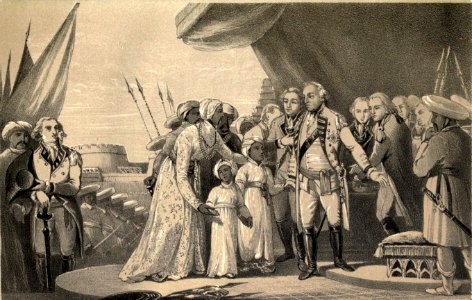 Cornwallis Receiving the Two Sons of Tipu Sultan
