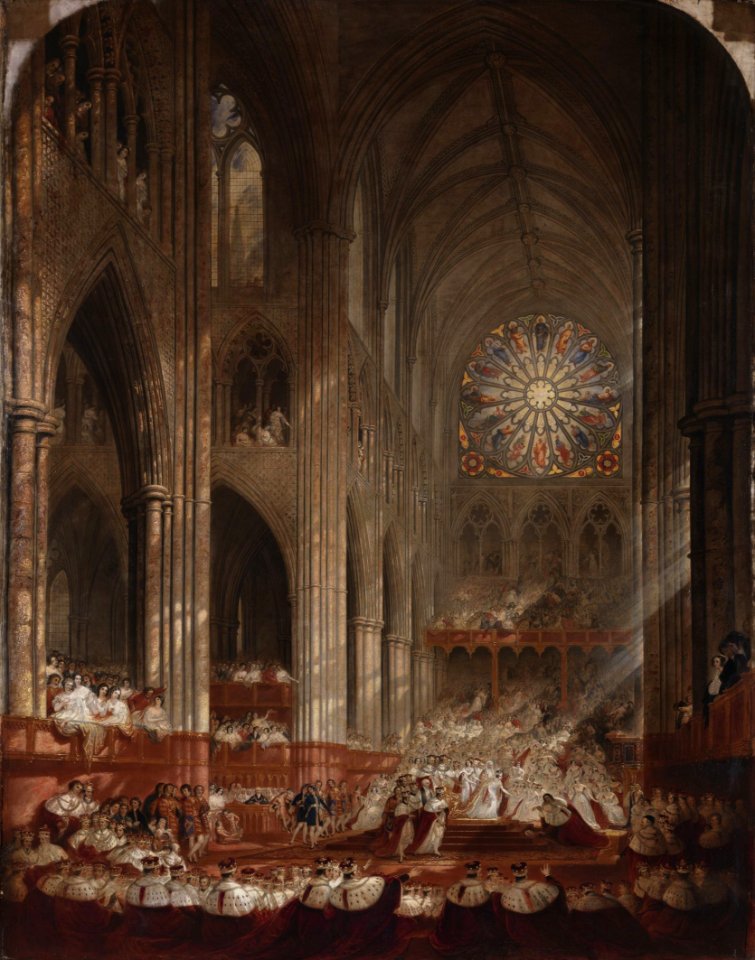 Coronation of Queen Victoria - John Martin