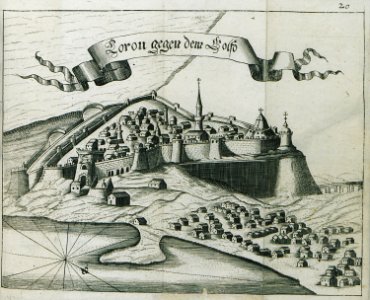 Coron gegen dem Golfo - Enderlin Jacob - 1686