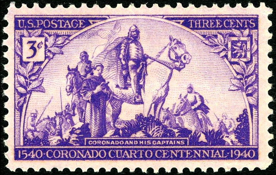 Coronado Expedition 1940 U.S. stamp.1