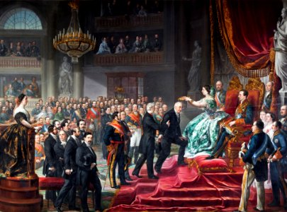 Coronación de Don Manuel J. Quintana (Palacio del Senado de España)