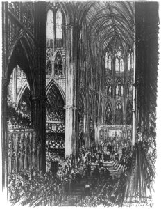 Coronation of King George V and Queen Mary in Westminster Abbey LCCN2003673565