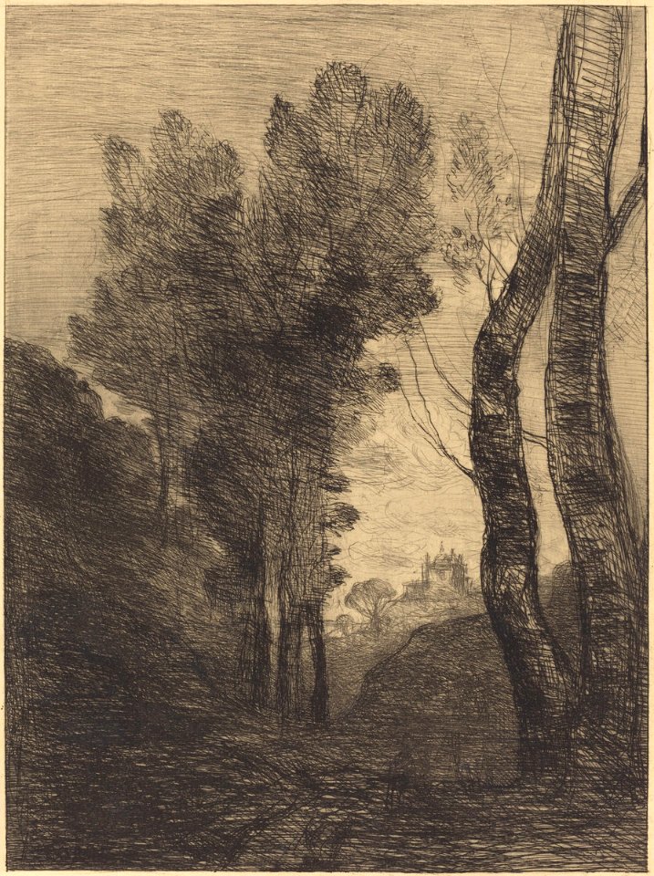 Corot - Environs of Rome (Environs de Rome), 1866