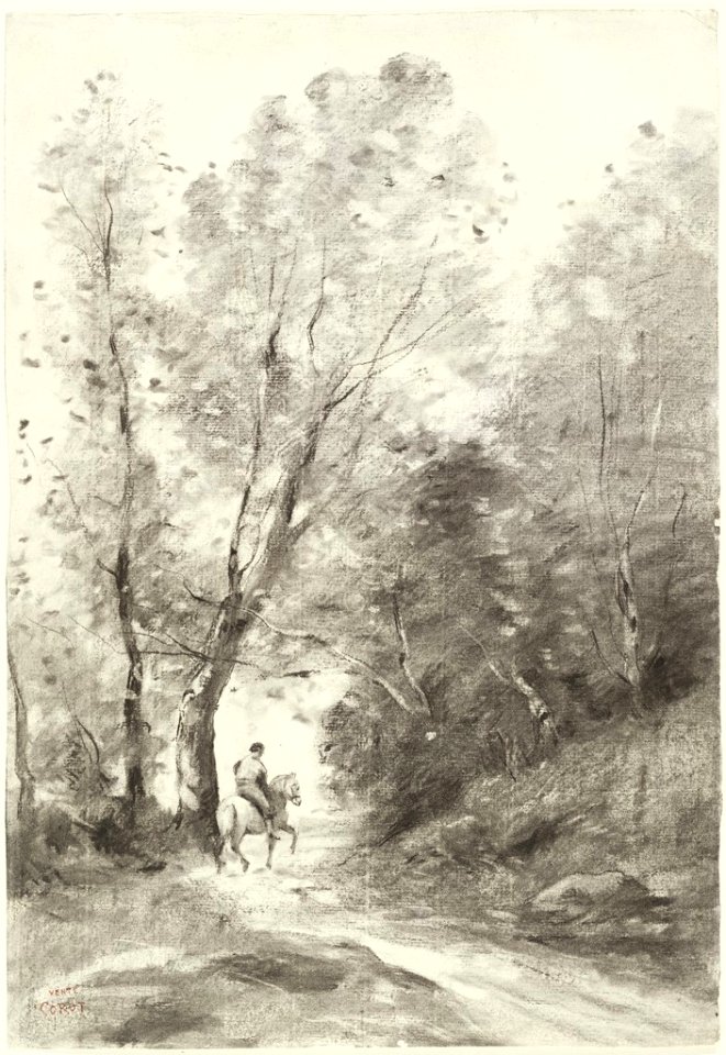 Corot - Forest of Coubron, c. 1872