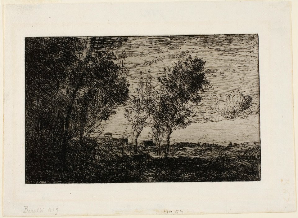 Corot - In the Dunes Souvenir of the Woods of the Hague, 1869, 1978.70