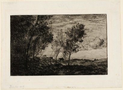 Corot - In the Dunes Souvenir of the Woods of the Hague, 1869, 1978.70