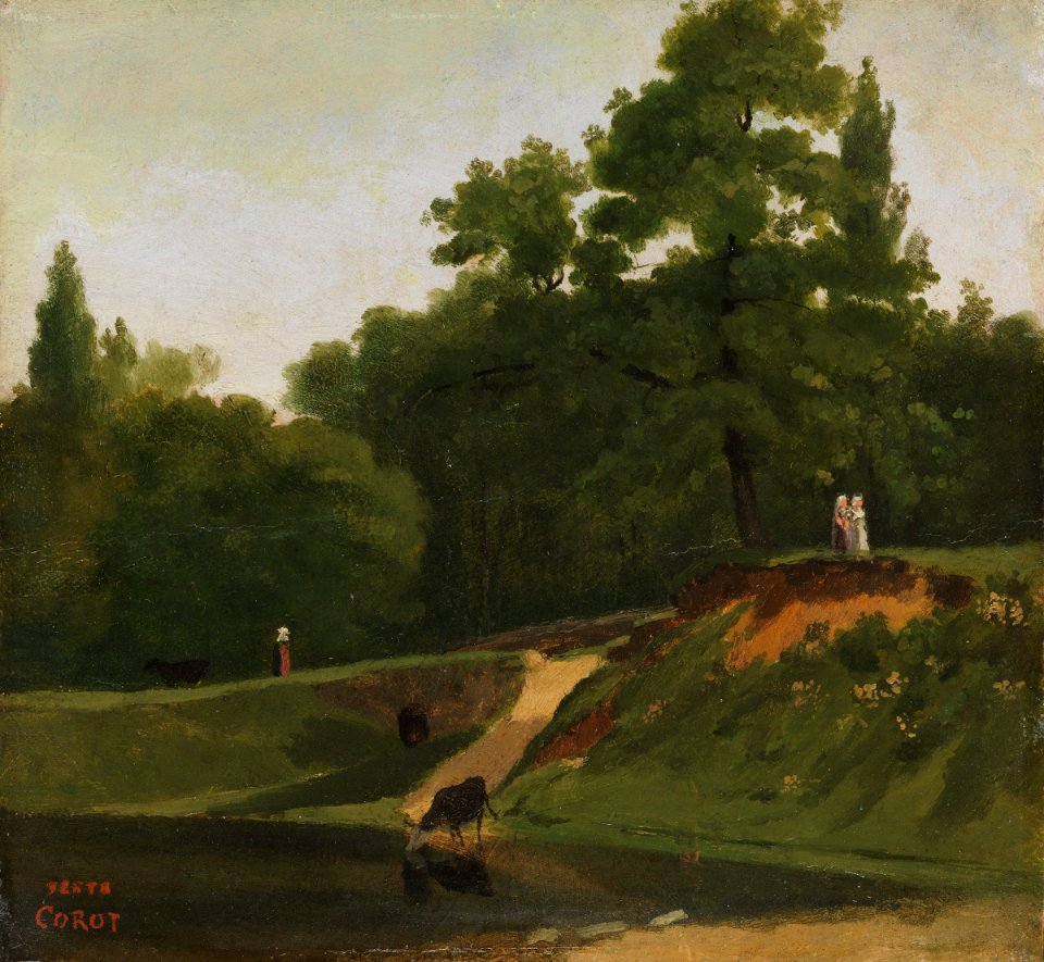 Corot - Banks of a Stream Near the Corot Estate, Ville d'Avray, 2009.40027